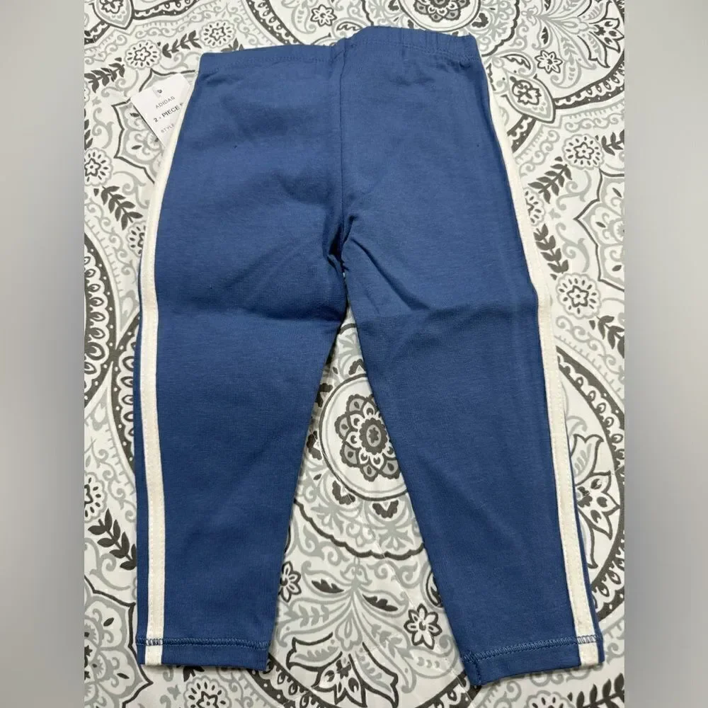 Adidas Baby Girls French‎ Terry Hoodie and Leggings, 2 Piece S